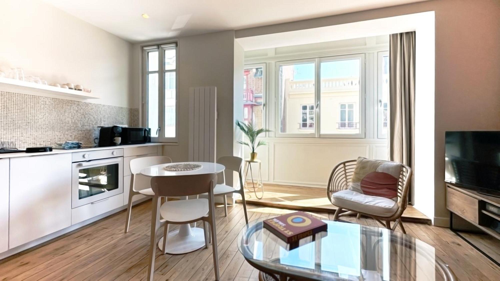 Villa Adele, Bow-Window Vue Mer - Appt 02 Mers-les-Bains Ngoại thất bức ảnh